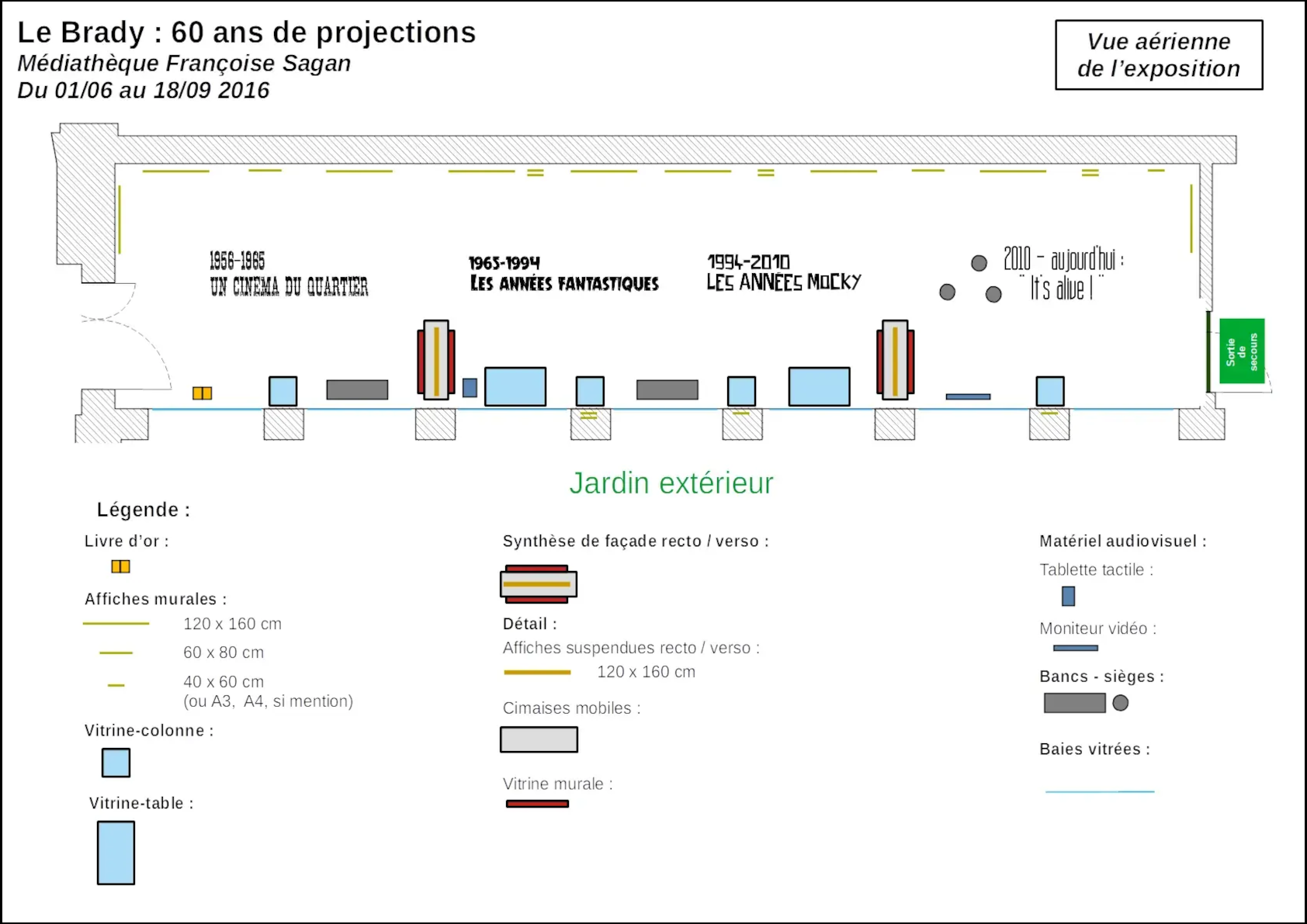 Plan de l'exposition